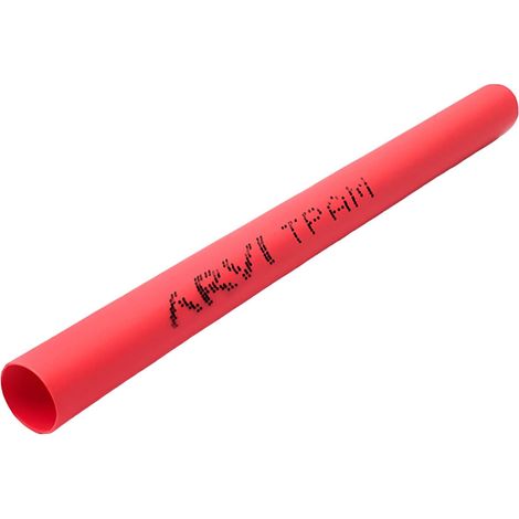 Gaine Thermorétractable - 40/20mm - Rouge - Longueur 1m - Restreint 2:1 - Paroi Fine - Arvi Tpam-40.0-vm (1/2)