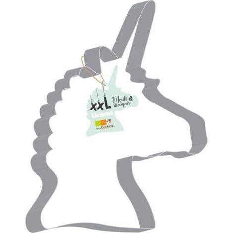Moule-Découpoir inox XXL" Licorne"