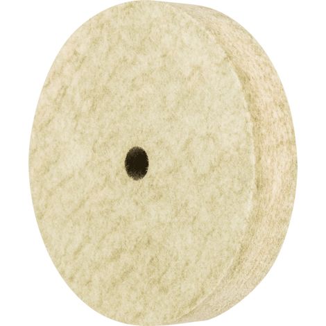 PFERD TOOLS Filzscheibe mit Messingeinlage FKSC Ø 100x20mm Bohrung Ø 10mm für Vorpolitur (1/4)