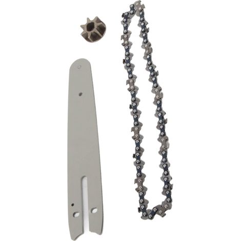 Jeu de chaînes de tronçonneuse, pignon en acier, plaque de guidage 186mm, 230mm, 6 pouces, accessoires de remplacement pour Mini électrique