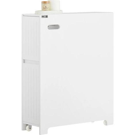 Étagère de niche, rangement spacieux, design mobile, BLANC (1/5)