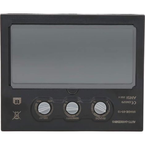 Casque de soudage remplacer la lentille, lentille de soudage charge solaire assombrissement automatique LCD lentille de soudage masque d'ombre lunettes (1/5)