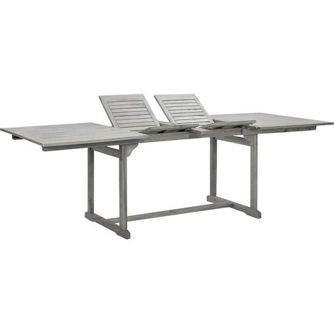 Garten-Esstisch (160-240)x100x75 cm Massivholz Akazie