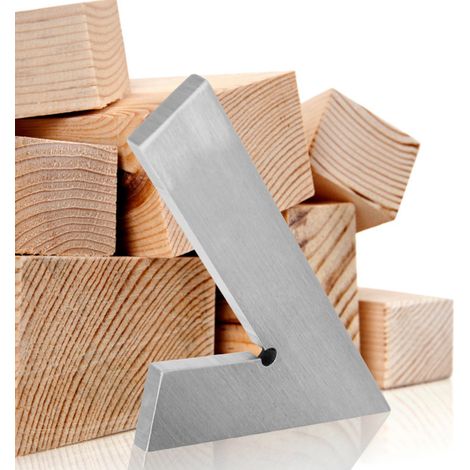 Équerre de Mesure 45° pour Travaux de Menuiserie, Outil de Précision avec Base 150x100mm (1/3)