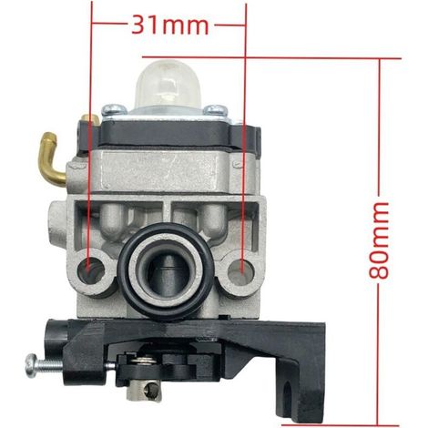 Modèles de remplacement pour les carburateurs des moteurs GX22, GX25, GX25N, GX31 et GX35 et les pompes à eau WX10 : 16100-ZM3-848, 16100-ZM5-809, 16100-ZM5-A95, 16100-ZM-803