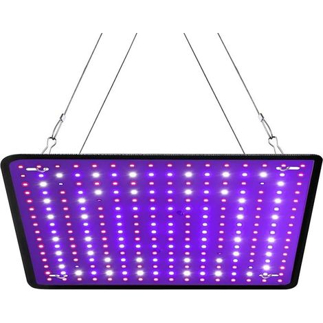Lampe de croissance LED 45 W à spectre complet pour plantes d'intérieur - Lampe UV de croissance - Éclairage des plantes - Démarrage des semis - Légumes - Poivre - Lampes de croissance
