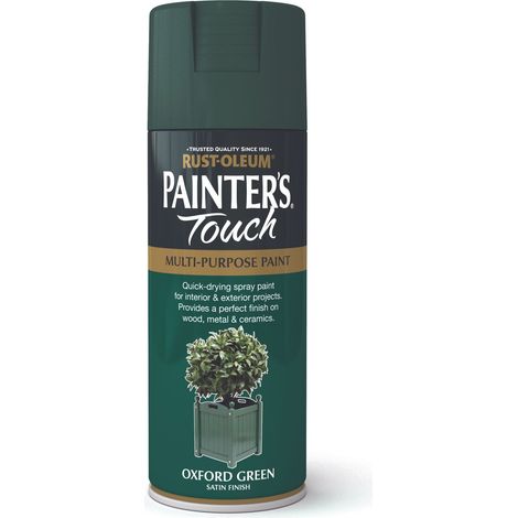 Rust-Oleum Painter’s Touch Spray Paint 400ml Satin - Oxford Green
