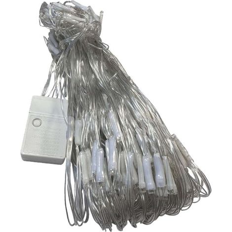 Guirlande Lumineuse, 200 LED, 22 m, Secteur, 8 Modes d'Éclairage, Lumière Blanc Chaud, Décor Jardin Fête, Terrasse, Extérieur, Balcon, Mariage, Noël, Patio (1/4)
