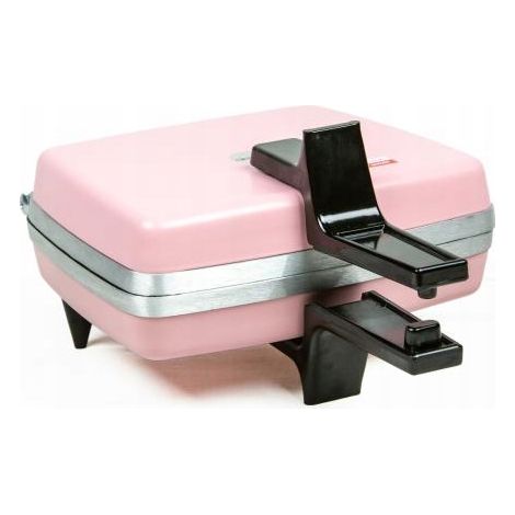 Dezal 301.5 1300W Waffeleisen Rosa 2 Rechtecke