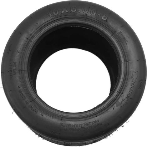 Pneu 10X6.00-6 pour moto, pneu tubeless, chambre à air pour scooter électrique, pneu élargi de 10 pouces, 10X6.00-6 (1/5)