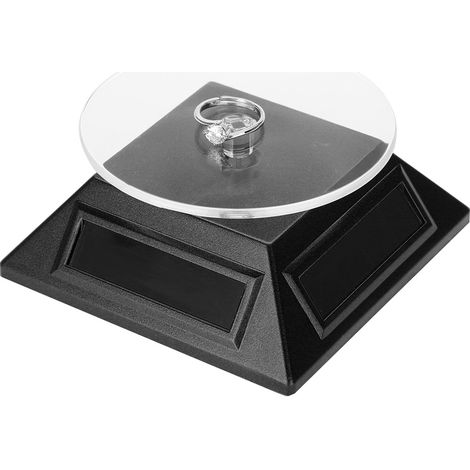 Présentoir rotatif à 360 degrés Solar Showcase pour bijoux (noir) (1/5)