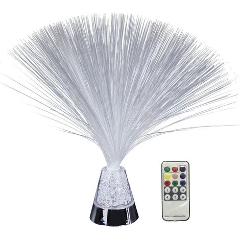 Lamp Fiber Optique USB/Batterie - Édition Multicolore PS - 34cm avec 7 Modes Lumineux (1/5)