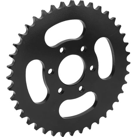 Pignon Arrière 37mm Trou Intérieur Noir 6 Trous 428 40T Acier Inoxydable 4 Roues ATV Quad, et Conception Antirouille pour la Performance (1/5)