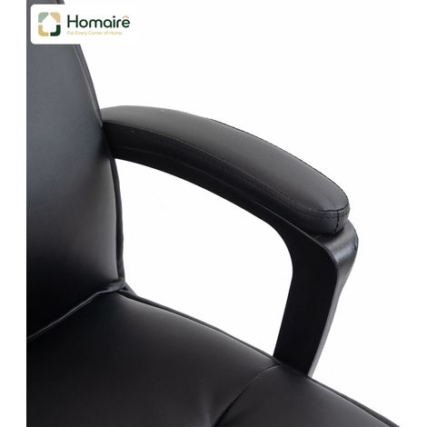Chaise en plastique noir 66 x 70 x 109 cm HOMAIRE (1/5)