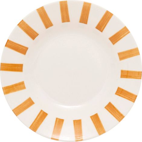 Lot de 6 assiettes creuse Cheri jaune D20,2xH4cm - Atmosphera créateur d'intérieur (1/2)