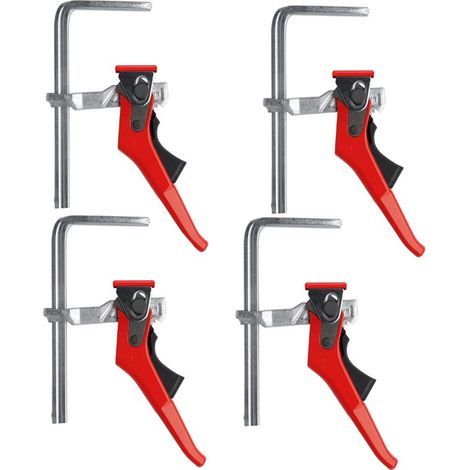 Bessey Guide Rail Plunge Saw All Steel Table Lever Clamps GTRH 160/60 BE104924 (1/2)