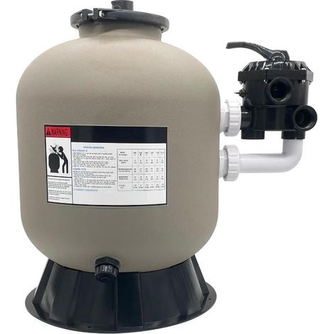 Serbatoio 14 m3/h titanium series valvola laterale  Pompa filtro a sabbia
