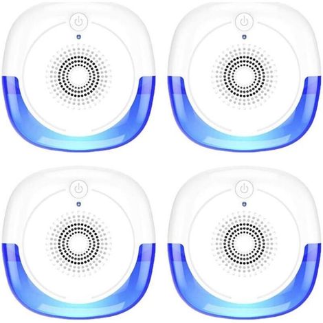 Répulsif Ultrasons Insectes Haute Puissance 4 Pcs Anti Rongeurs Electrique Appareil Ultrason Anti Antiparasitaire Répulsif Moustique Cafards Mouches Souris (1/4)