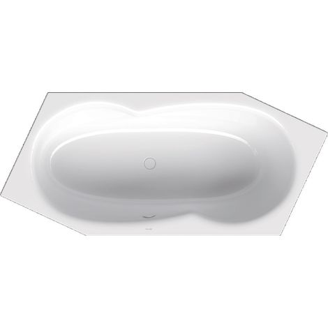 BetteMetric, Bañera 206x90x45cm, extremo izquierdo de los pies, (1/4)