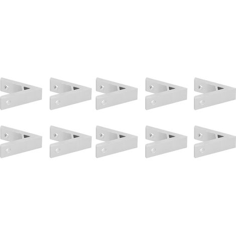 10 pièces de connecteurs d'angle en aluminium pour profilés industriels, accessoires 2030404550602020‑45° (1/5)