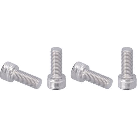 4 vis à tête hexagonale creuse en acier inoxydable A2, pas fin de 1,25 mm, M10x25 (1/5)
