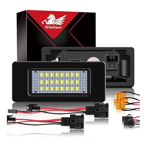 LED License Plate Light White Taillights for A1/S1/A3/S3/A4/S4/A5/S5/A6/S6/A7/S7/Q3/Q5/Q7/TT/TTS/TTRS ect. (1/5)