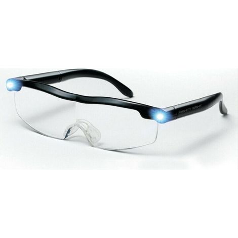 Reading Glasses - Powerful Magnifying Glass with LED Light, 160% Magnification, for Reading, All Precision Work, Repairs, Sewing, Watches and Crafts (160% Magnification) (1/4)