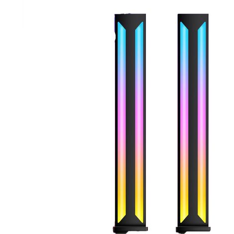 Lampada Desktop RGBIC Led Gaming Barre Luminose 4x1x42CM Smart Nera DX2301142G