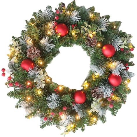1 Stück Weihnachtsgirlande aus Weinreben, Weihnachtswanddekoration, Heimdekoration, Kamindekorationsgirlande, Weihnachtsdekorationszubehör, Kranz, Zuhause (1/5)