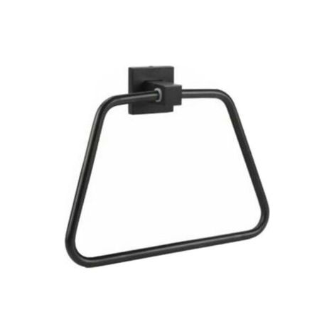 PORTE-SERVIETTES DE SALLE DE BAIN MURAL NOIR SERVIETTES MEUBLE DE SALLE DE BAIN SUPPORT 02098 (1/2)