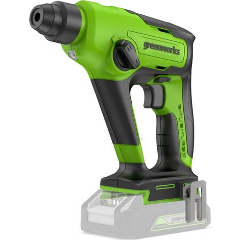 Marteau perforateur Greenworks GD24SDS1 1 2 J SDS-plus 24 V (sans batterie et chargeur) (1/4)