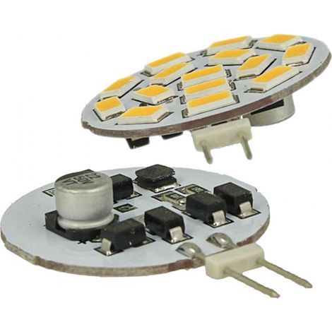 2 Pezzi Lampadine LED G4 Bispina DC AC 12V 24V 3,5W 15 SMD 5630 10V-30V, Disponibili 3000K 4000K 6000K  (Bianco Neutro 4000K) (1/3)