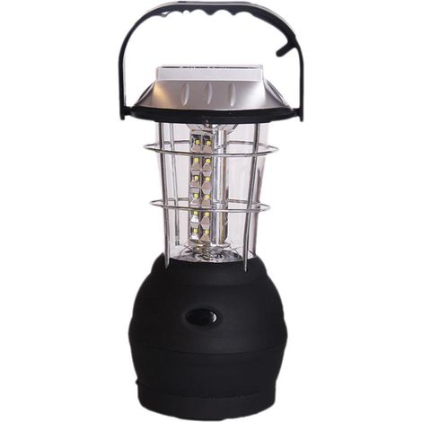 MINKUROW Ultrahelle Solarlaterne 36 LEDs Home Outdoor Notfall Multi-Muster Mehrzweck 5 Modi Handkurbel Dynamo Wiederaufladbare Campinglaterne Notlicht Selbstaufladung für Notfälle beim Wandern (1/4)