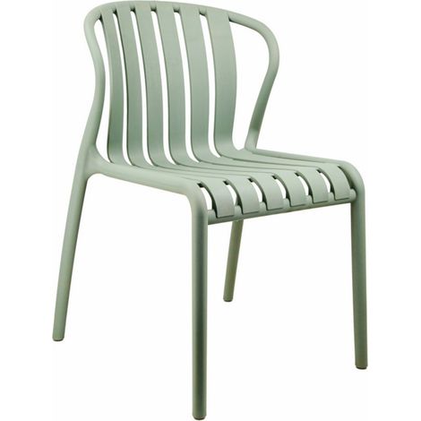 Axis French Chair - Plastic - L54 x W51 x H79 cm - Green