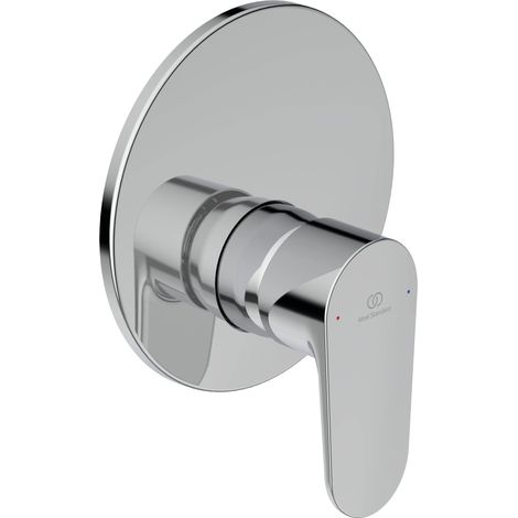 Ideal Standard - Cerafine O, Miscelatore monocomando per doccia ad incasso, Una via, Parti esterne, Cromato (1/4)