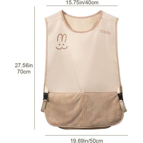 Gilet Tablier Cuisine Respirant 50 x 70 cm Modèle Veste Idéal pour Cuisiner, Cuire au Four, Jardiner, Griller et Bricoler Couleur (1/4)