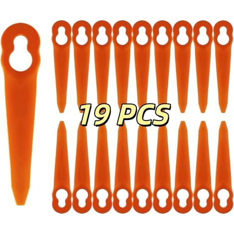 Lot de 19 lames de tondeuse à gazon, lames de rechange universelles, accessoires pour tondeuse à gazon (1/5)