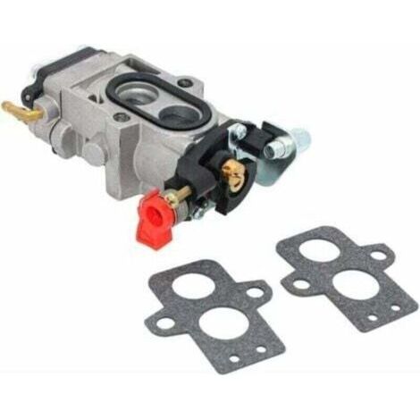 Carburateur compatible pour Kawasaki TJ45 TJ45E KBH45A KBL45A KBH45B avec valve d'enrichissement + 2 joints (1/4)