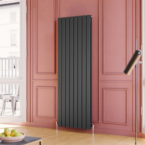 ELEGANT 1800x608mm Anthracite Designer Radiator Vertical Flat Panel Double Panel Radiator (1/5)