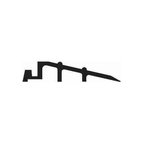 V9825N62 Profilo Raccordo Guida a Pavimento L 6200 Euras C0 DITEC ENTREMATIC V9825N62