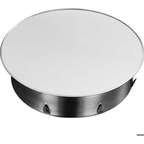 Bouchon Tuyau Poêle - 75 mm à 100 mm - Couvercle Trou Cheminée - Acier Inoxydable - Profondeur 35 mm - Argent - 1 Pièce (1/4)
