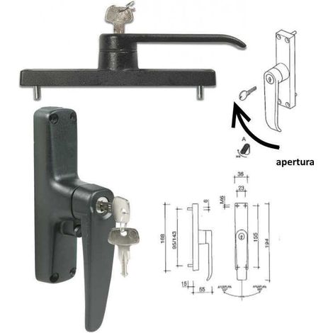 Cremonese 565A Nera Con Aste Interne Sx (245) 4 Pz