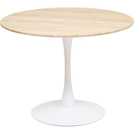Tavolo da pranzo elias bianco d102x76cm - Atmosphera créateur d'intérieur