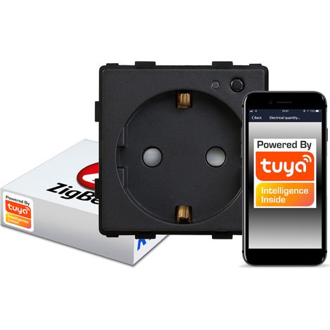Enchufe de pared inteligente ZigBee TUYA RTX SH C (1/5)