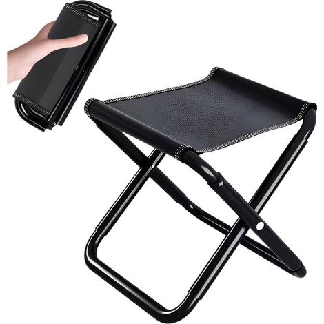 Siege Pliable Potable Lege,Tabouet Pliable Camping,Tabouet de Peche Pliant avec Sac de angement,Chaise de Plage Potable,Tabouets de Voyage éUtilisable pou Babecue, andonnée