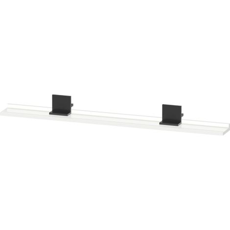 Duravit Sivida Ablage, Halterung Diamantschwarz Matt, (1/3)