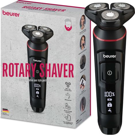 Beurer MN8X Máquina de afeitar de rotación Negro