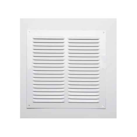 Rejilla blanca atornillar 20x20 cm