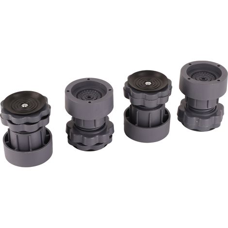 4 Stück rutschfeste, stoßdämpfende und vibrationsdämpfende Waschmaschinenpads, 8,5 cm (1/5)
