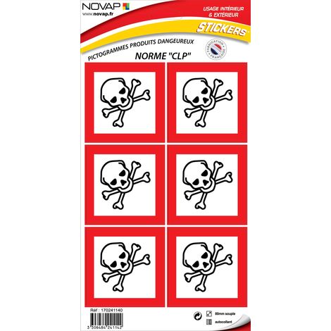 Pictogramme - Je tue 80x80mm - 4241142